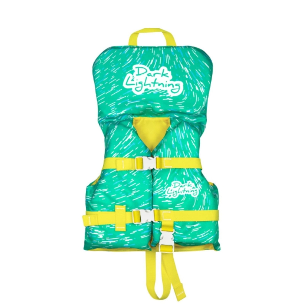 Dark Lightning Green Life Jacket